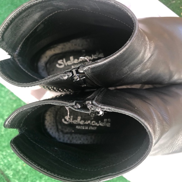 Studded Leather Boots - Picture 7 of 10